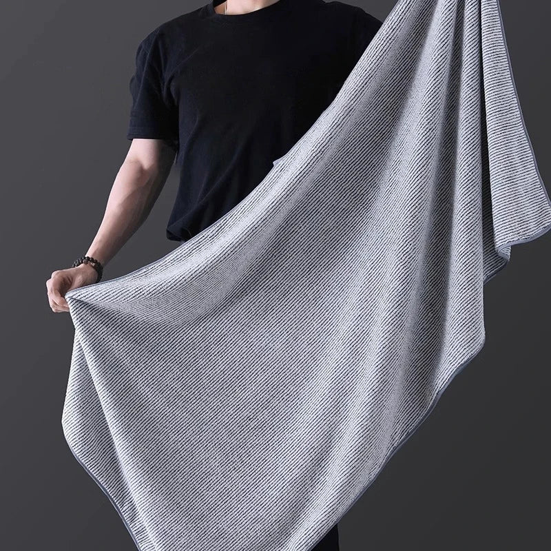 Bamboo Charcoal Coral Velvet Bath Towel – Super Absorbent