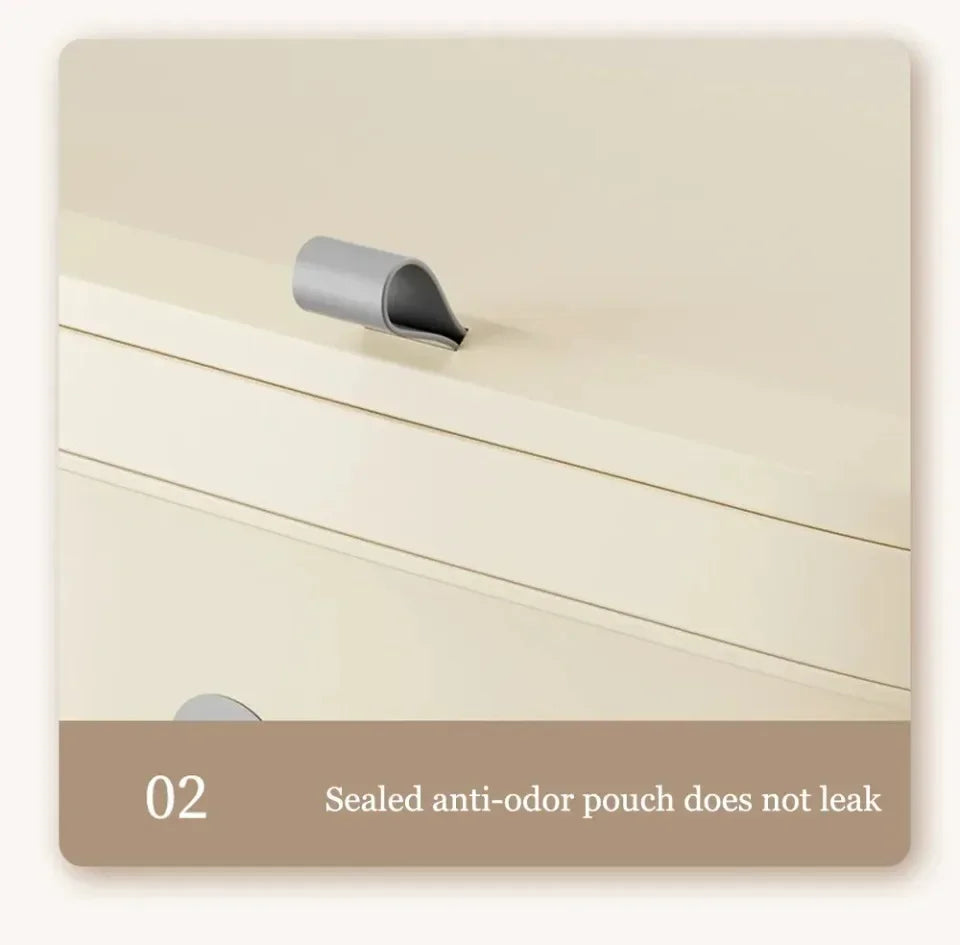 Wall-Mounted Kitchen Garbage Bin – 8.5L/12L Hanging Trash Can with Lid