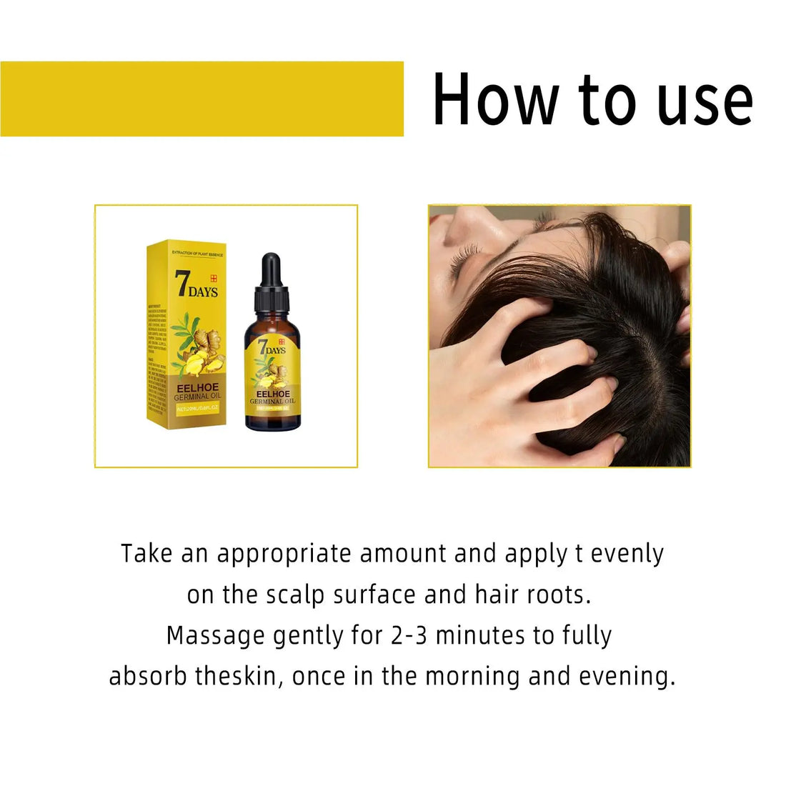 Ginger Hair Care Essence – Anti-Hair Loss & Root Strengthening Serum
