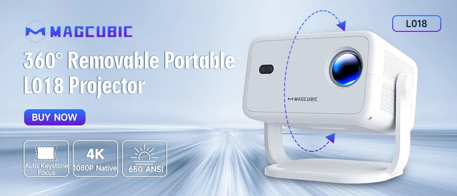 Magcubic HY300 Pro 4K Android Projector – 260 ANSI