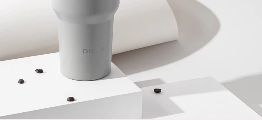 Diller 1300ml Insulated Straw Cup – Stainless Steel