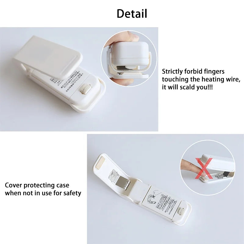 Mini Heat Bag Sealing Machine – Portable Food Bag Sealer for Thermal Plastic Closure