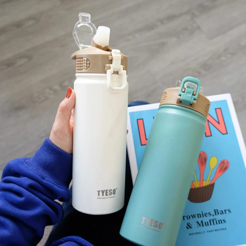 TYESO Stainless Steel Vacuum Bottle – 600/750ml