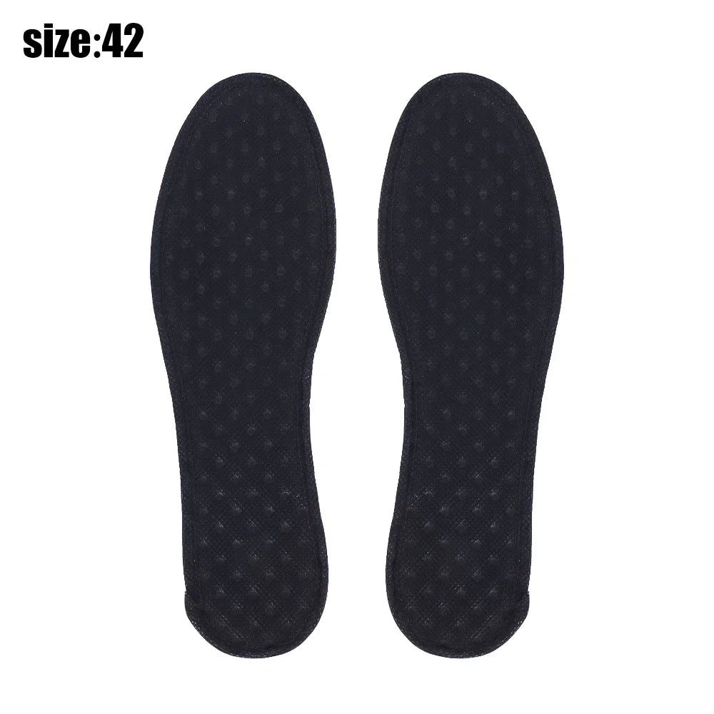 2–6pcs Bamboo Deodorant Insoles – Breathable, Sweat-Absorbing Shoe Inserts for Men & Women