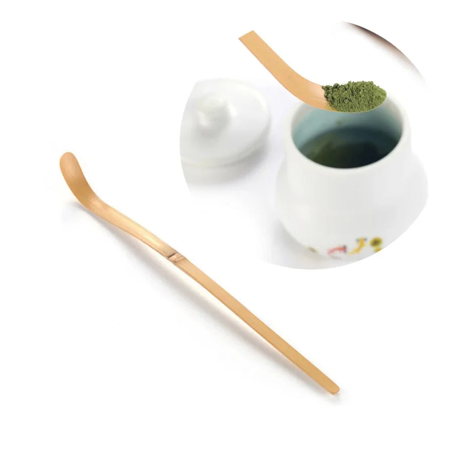 3PCS Japanese Matcha Set – Bamboo Buddha Tea Spoon & Tea Stirring Tools for Tea Preparation