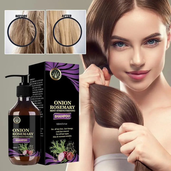 Hair Growth & Thickening Shampoo – Rosemary & Onion Formula