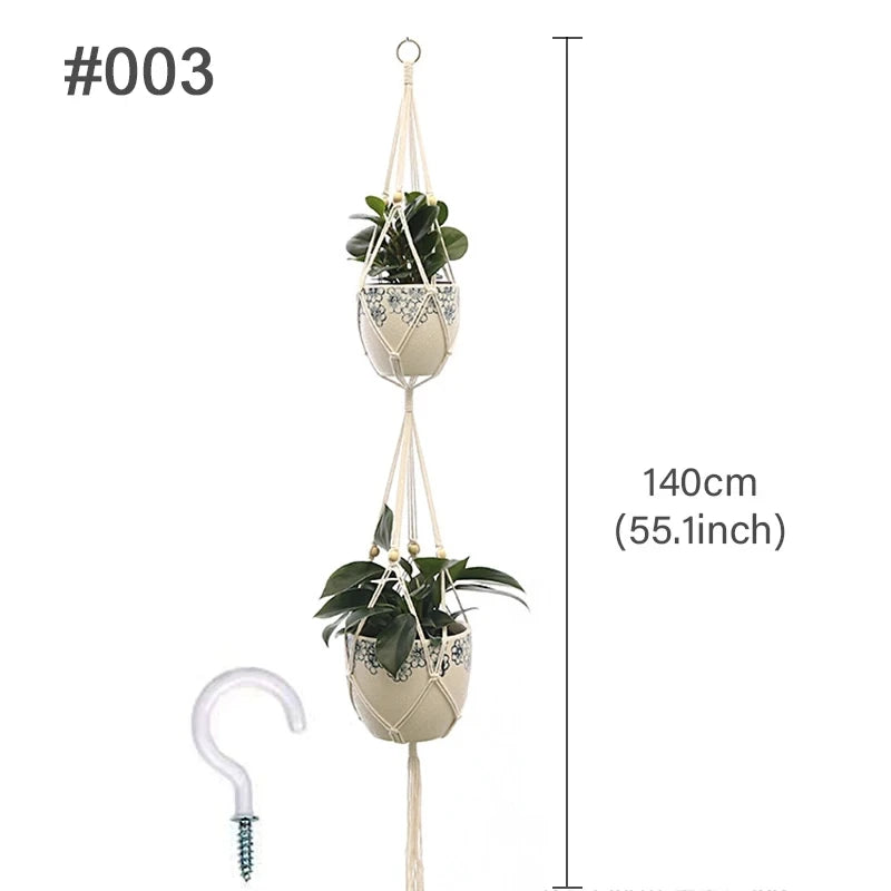 Handmade Macrame Hanging Plant Hanger