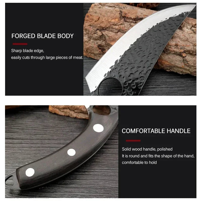 Forged Stainless Steel Boning & Fillet Knife – Kitchen Utility Tool