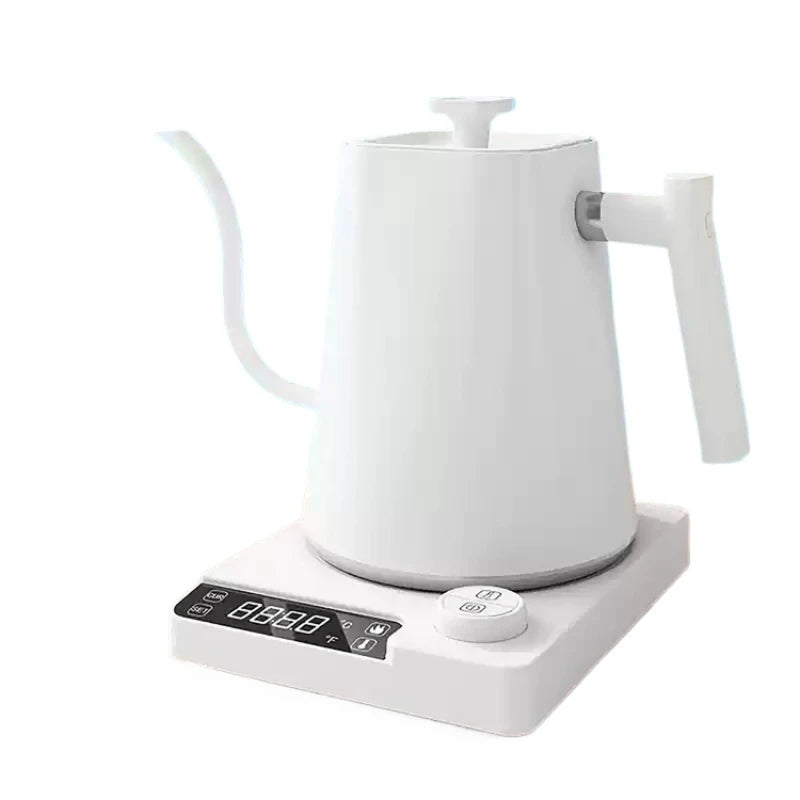 Electric Coffee Pot 1000ml – Coffee Pot with LED Screen, Adjustable Temperature, Intelligent Electric Gooseneck Coffee Pot