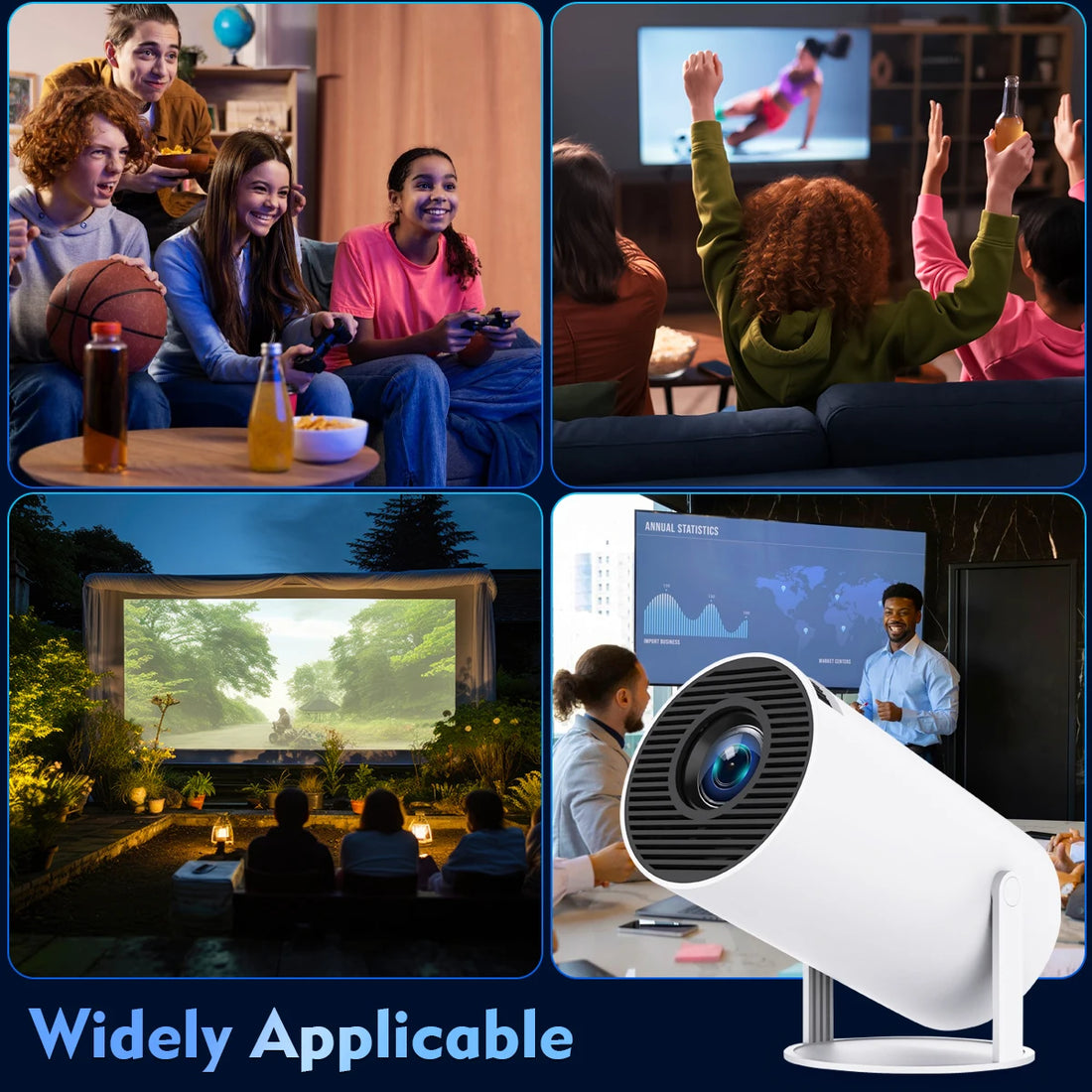Magcubic HY300 Pro 4K Android Projector – 260 ANSI