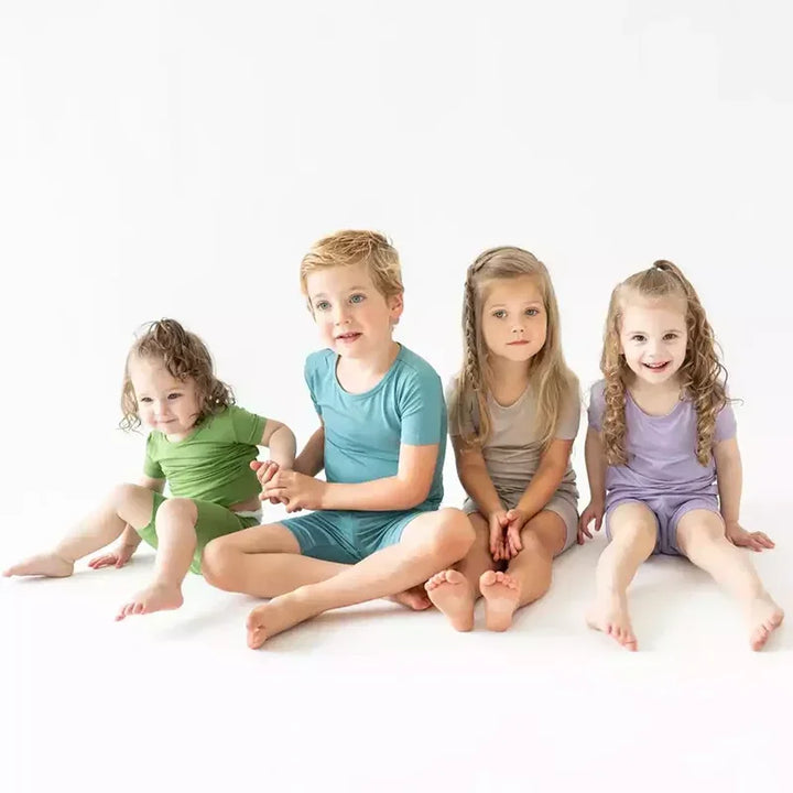 2023 Bamboo Fiber Kids Pajamas - Long Sleeve & Pants