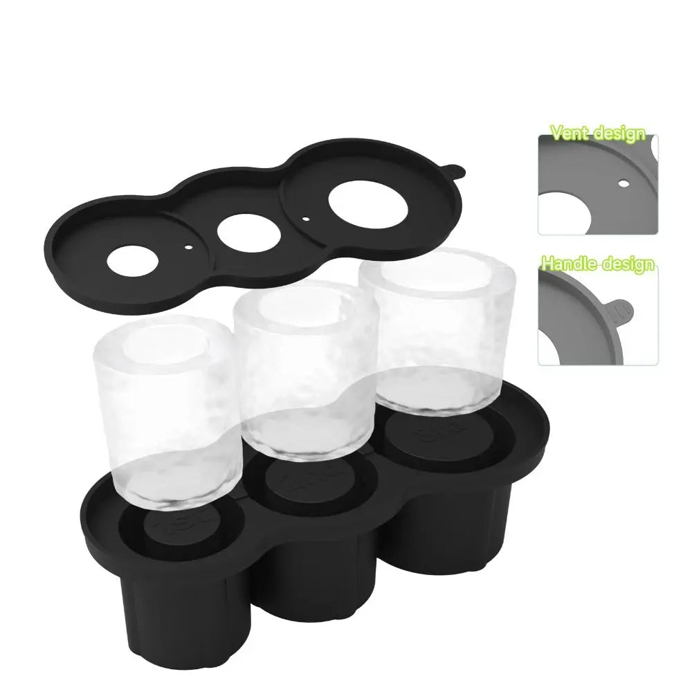 Silicone Ice Molds for Stanley Cup – Cylinder-Shaped Ice Tray for Water Bottles