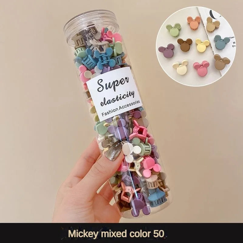 Mini Candy Clasp Hair Clips – Colorful Bang & Side Clips