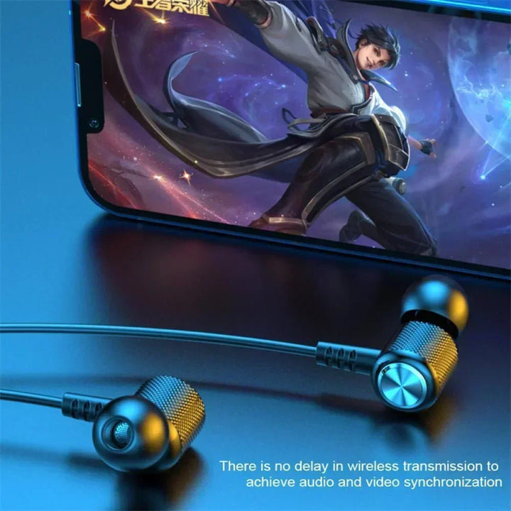 K58 Wireless Bluetooth Neckband Earphones – Waterproof Sports Headset with Mic