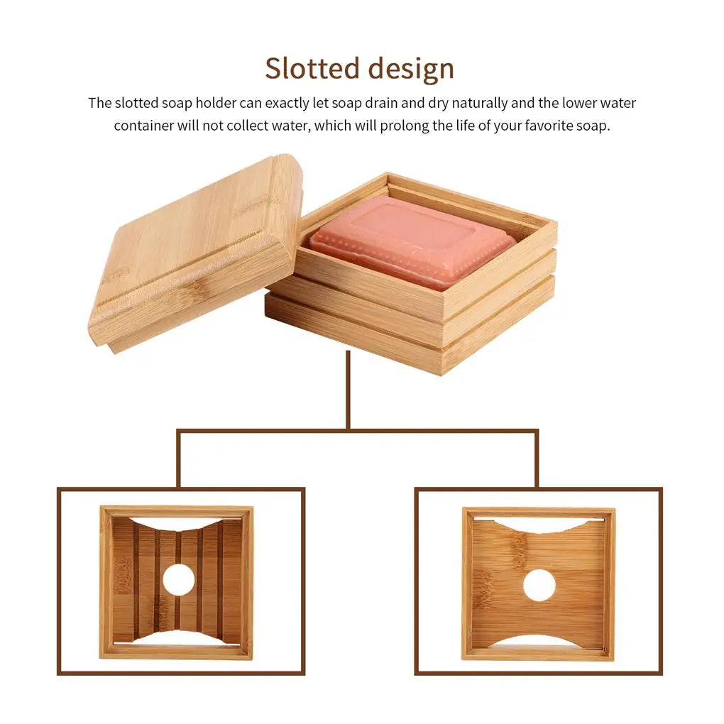 Bamboo Soap Dish – Lightweight & Durable Holder