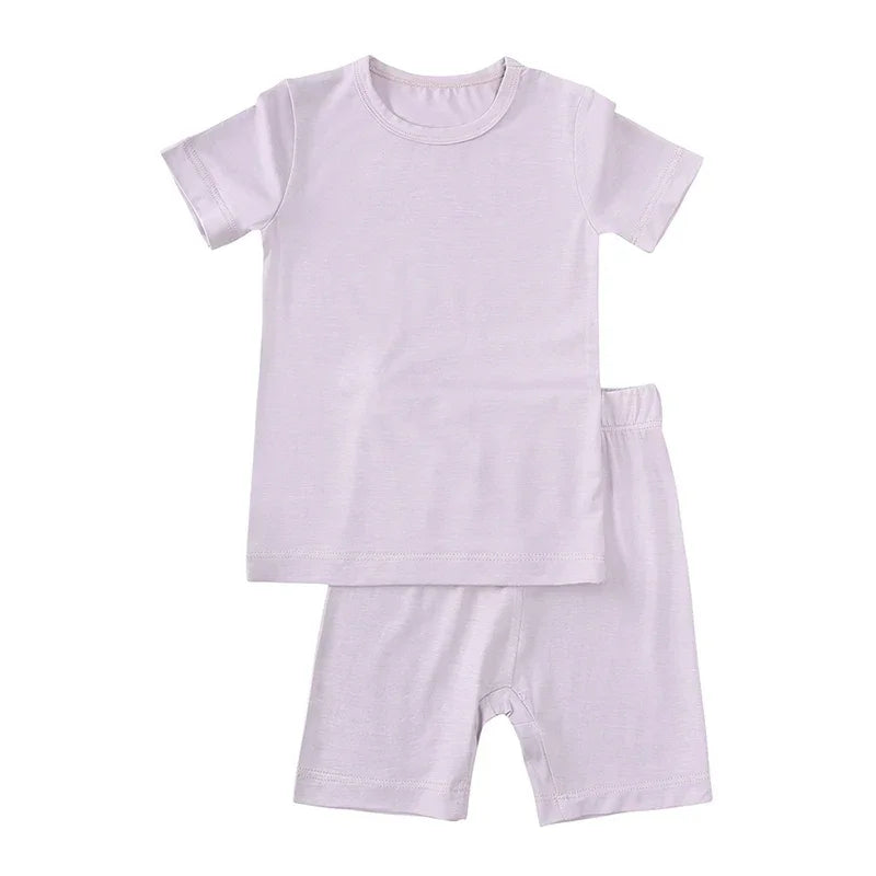 2023 Bamboo Fiber Kids Pajamas - Long Sleeve & Pants