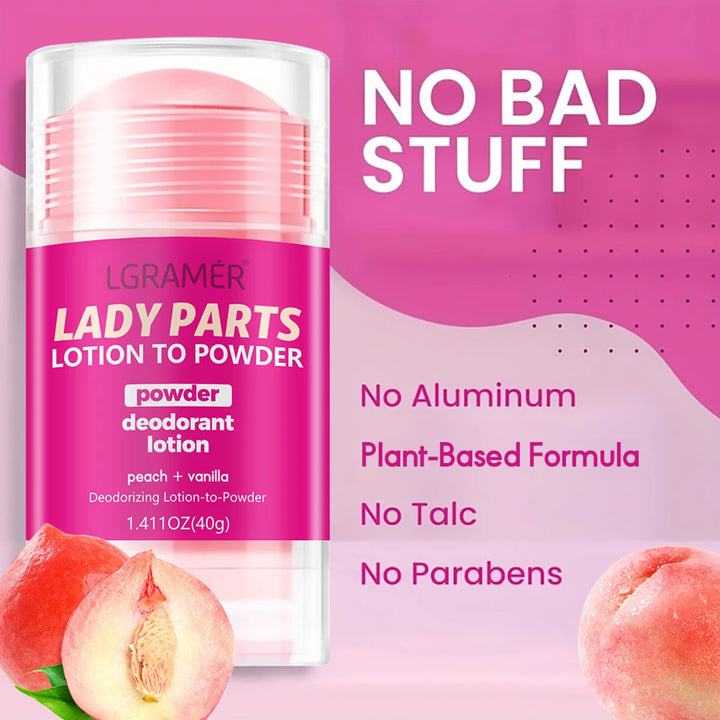 Peach Vanilla Deodorant Lotion – Long-Lasting Fruity Fragrance