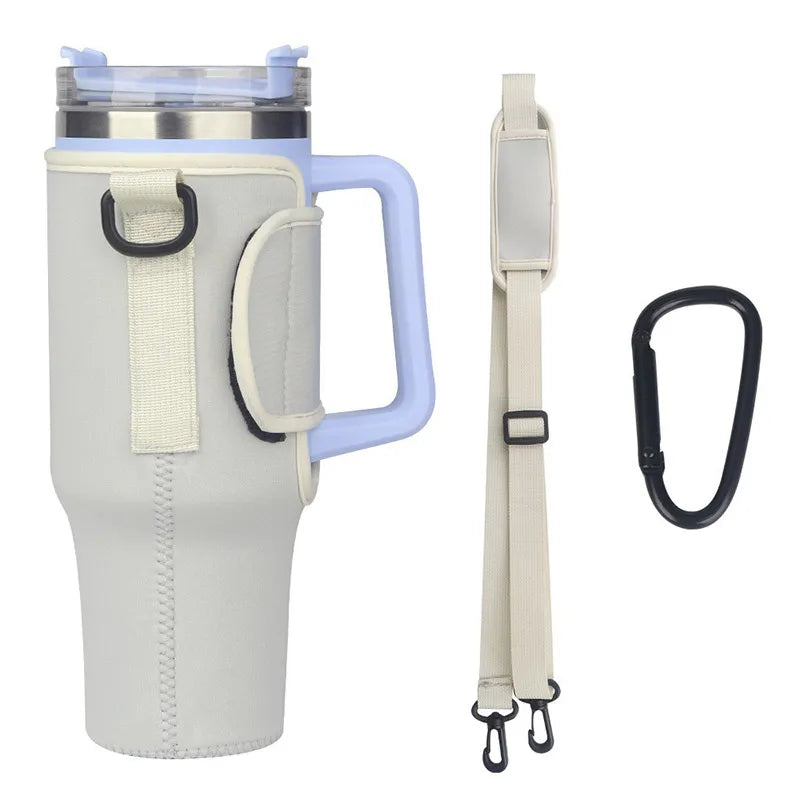 40oz Water Bottle Carrier Bag with Strap