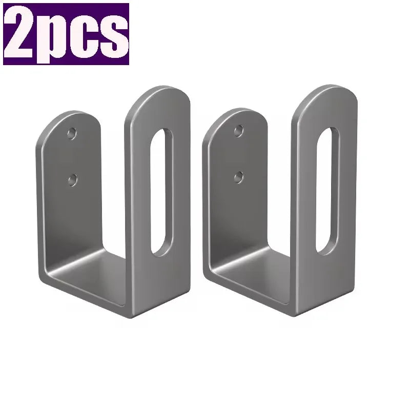 2pcs Wall-Mounted Pot Lid & Cutting Board Rack – Multifunctional Kitchen/Bathroom Organizer Set