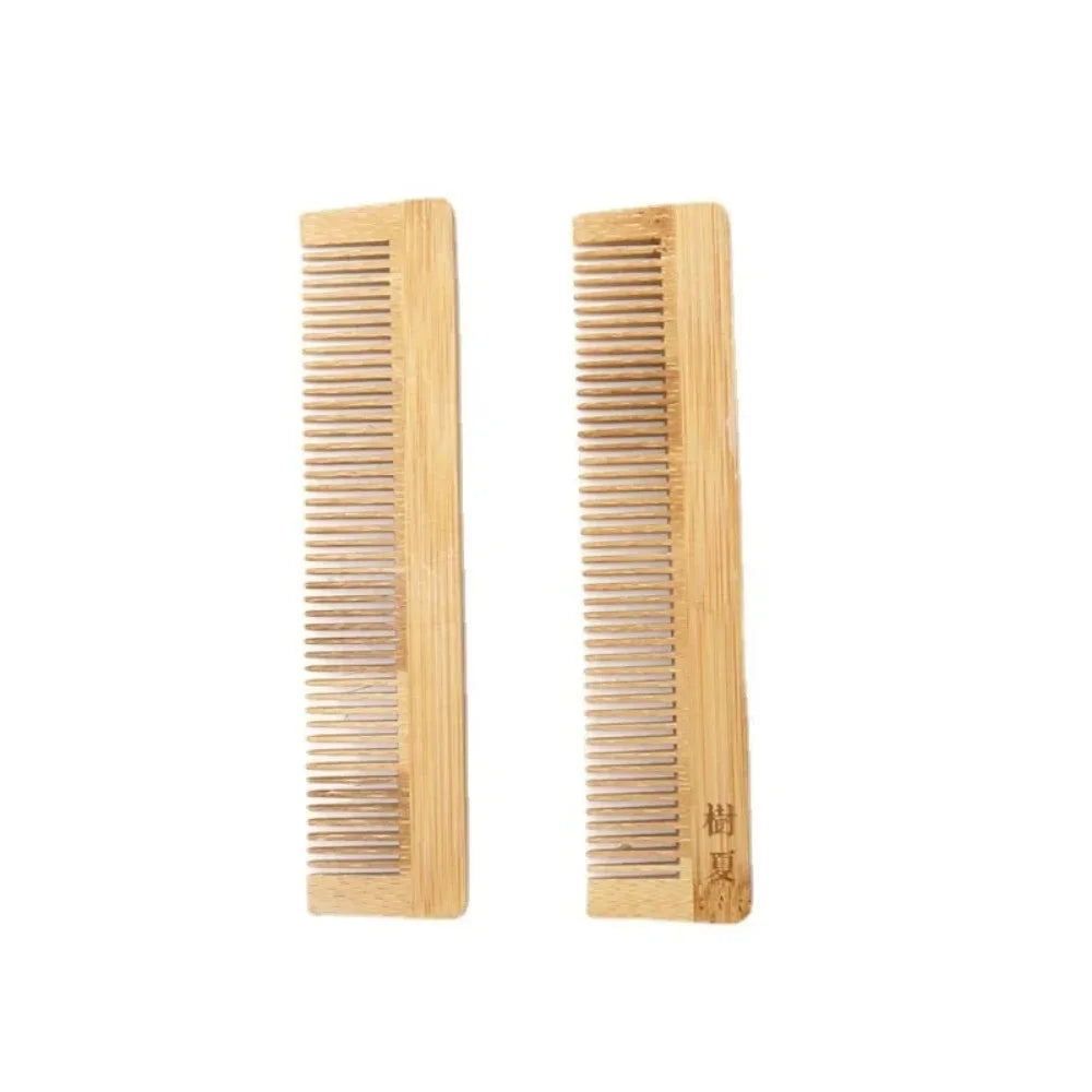 Natural Bamboo Wooden Comb – Anti-Static Hair Brush & Scalp Massage Tool for Men