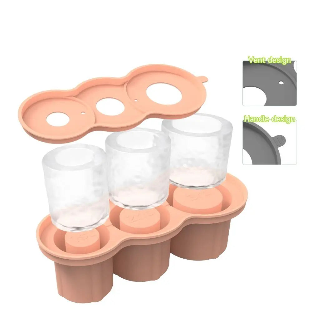 Silicone Ice Molds for Stanley Cup – Cylinder-Shaped Ice Tray for Water Bottles