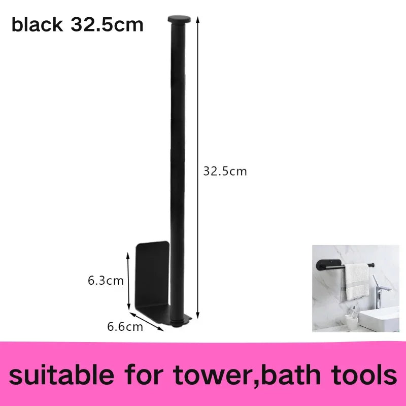 Self-Adhesive Toilet Paper Holder – No-Drill Wall Mount for Bathroom & Kitchen