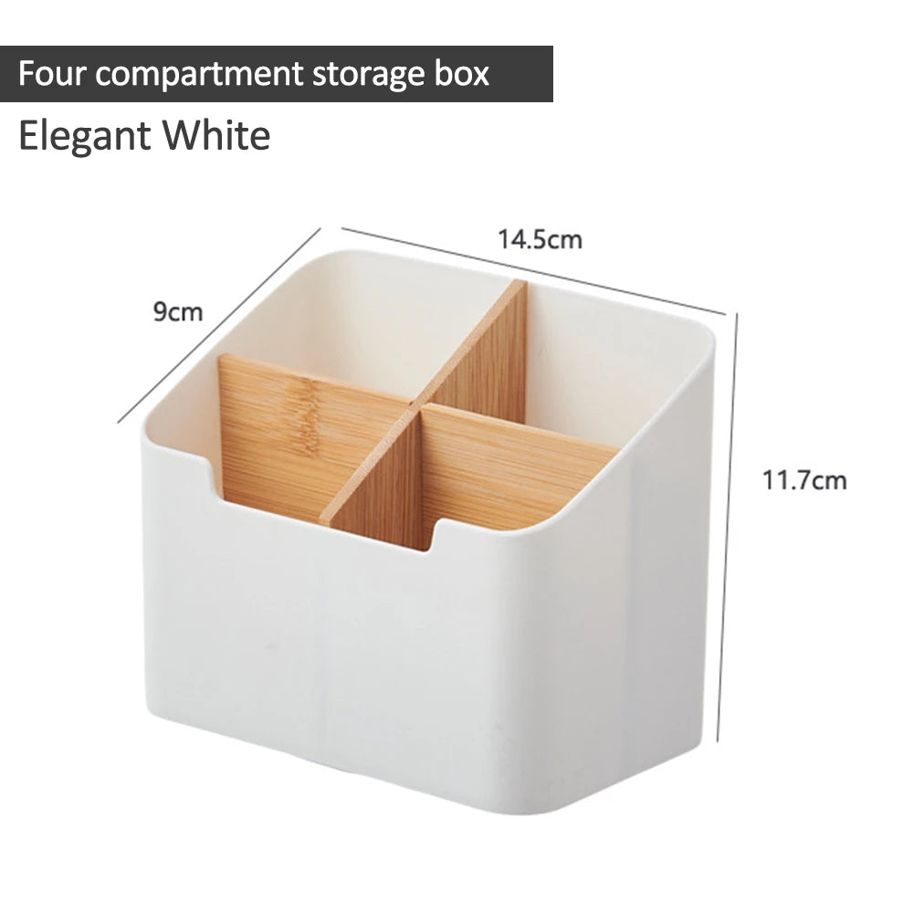 Bamboo Electric Toothbrush & Toothpaste Organizer