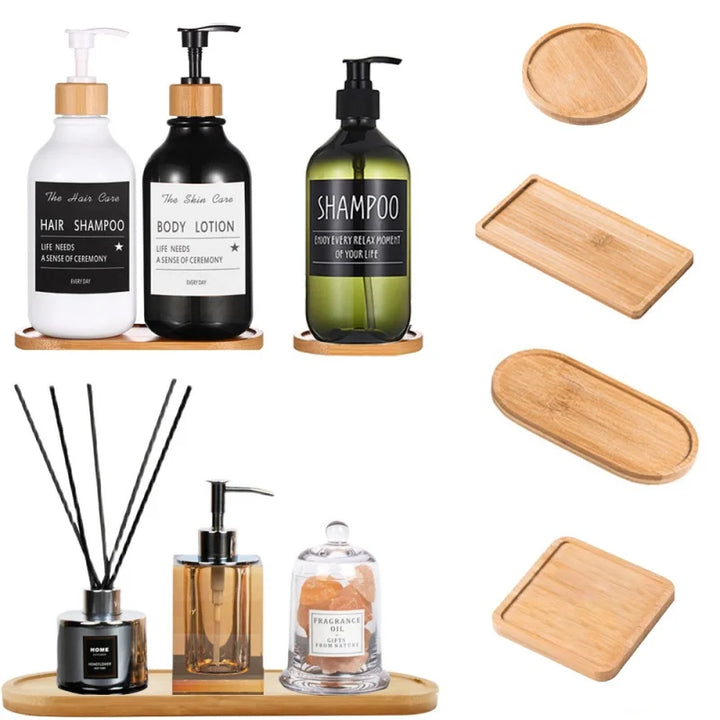 Bamboo Wooden Storage Tray – Oval & Rectangular Options