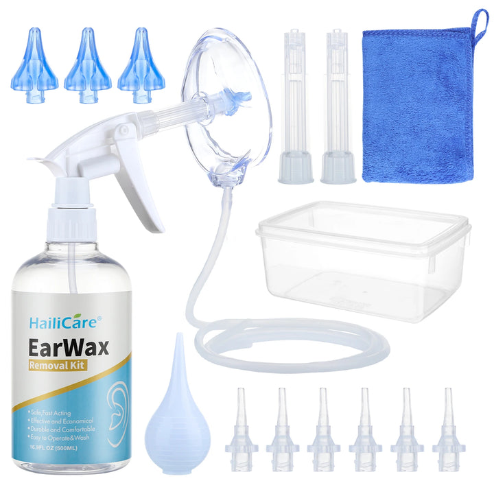 500ml Ear Cleaner Kit – Ear Wax Removal Irrigation Bottle Set