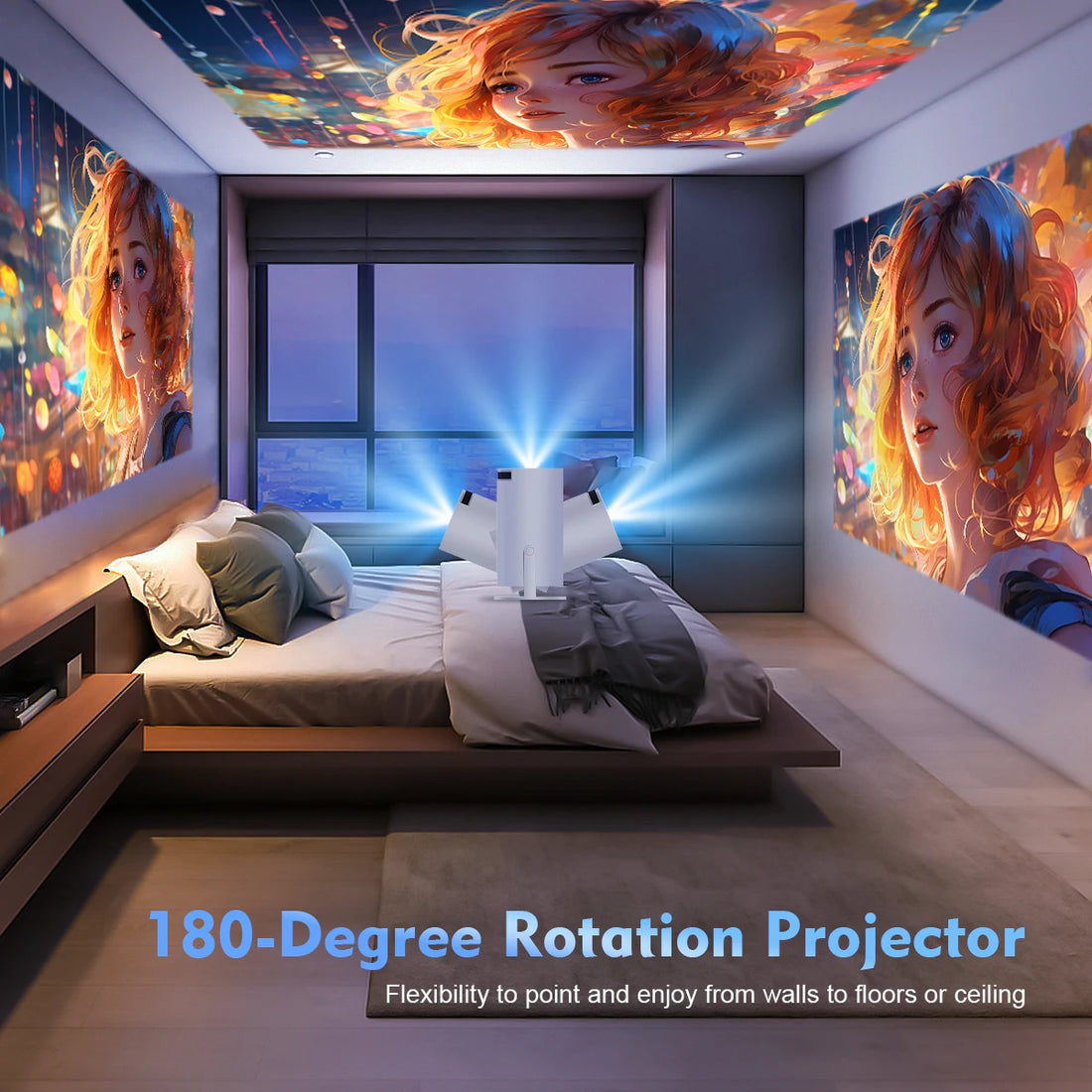 Magcubic HY300 Pro 4K Android Projector – 260 ANSI