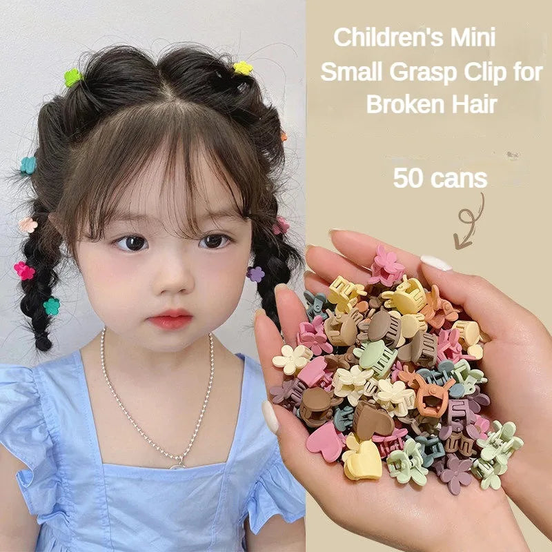 Mini Candy Clasp Hair Clips – Colorful Bang & Side Clips