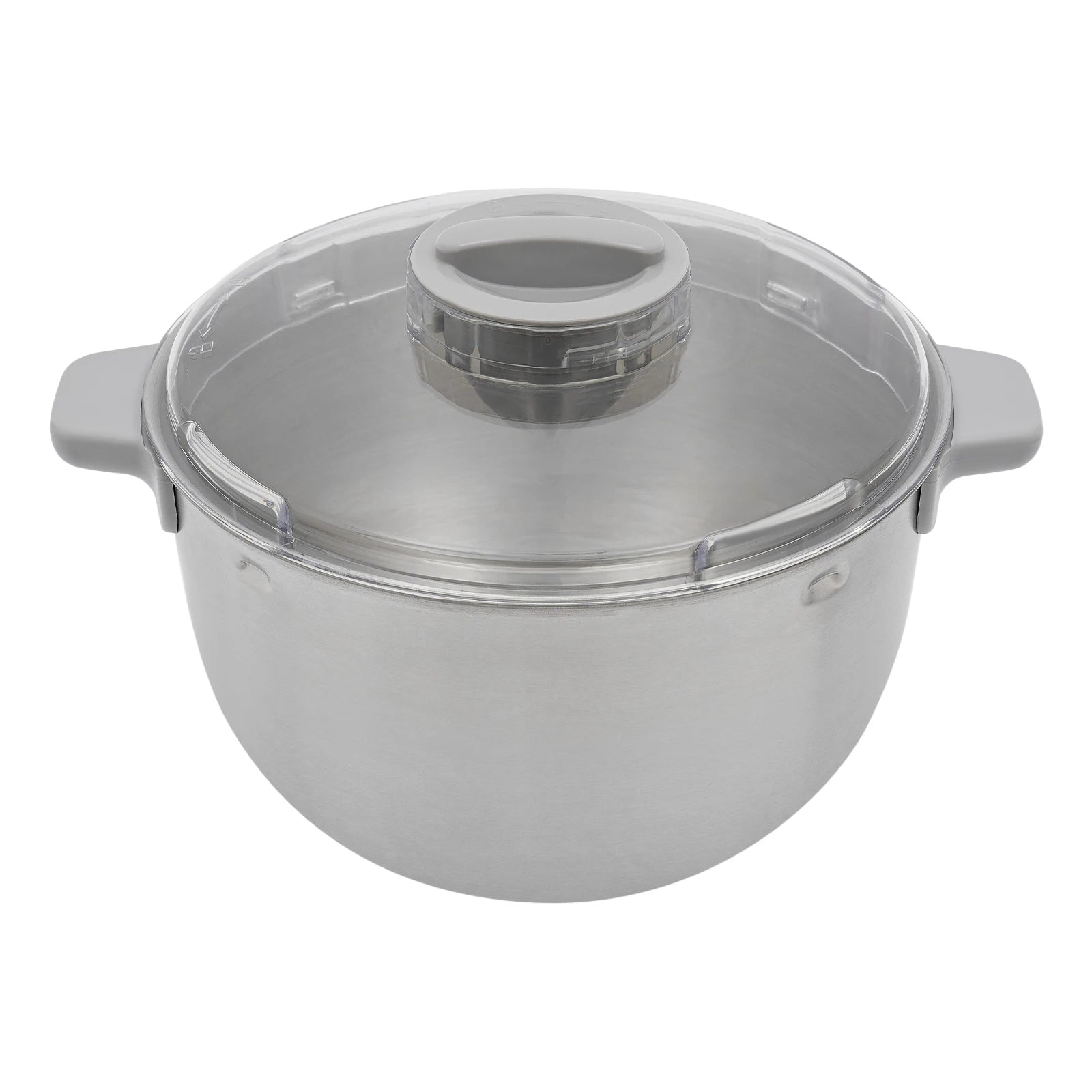 5L Electric Noodle Machine – Silver Household Noodle Making Dough Mixer with 304 Stainless Steeless Steel Silicone ABS 110V 60Hz