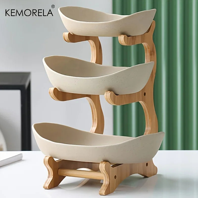 2/3-Layer Wooden Dessert & Fruit Stand