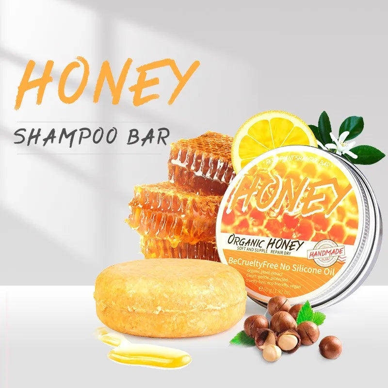 Natural Honey Shampoo – Plant-Based, Refreshing & Oil Control