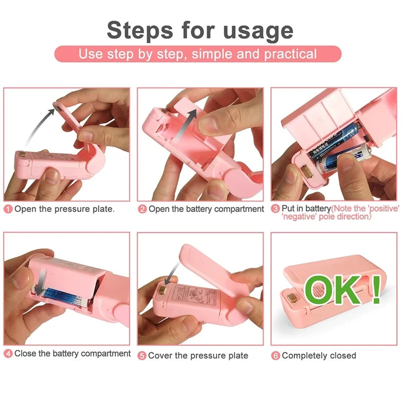 Mini Heat Bag Sealing Machine – Portable Food Bag Sealer for Thermal Plastic Closure