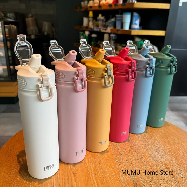TYESO Stainless Steel Vacuum Bottle – 600/750ml