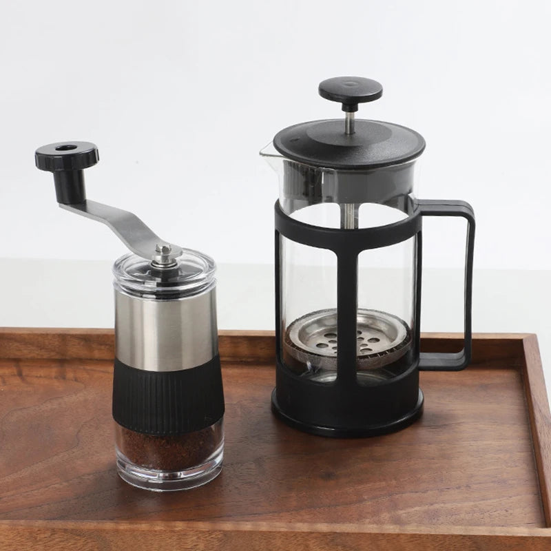 New Mini Hand Shake Manual Coffee Grinder – Stainless Steel Ceramic Core