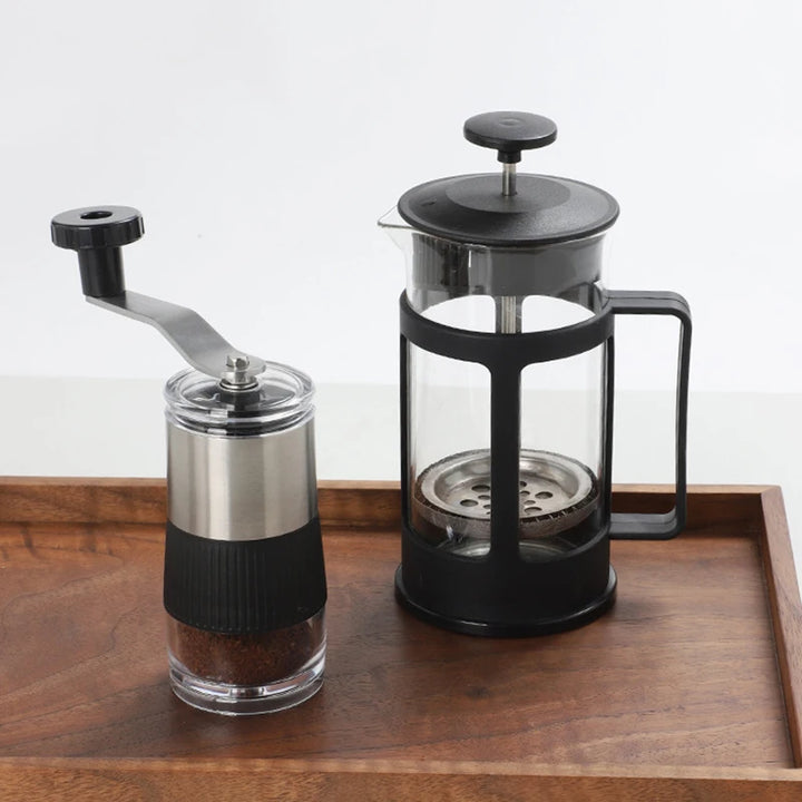 New Mini Hand Shake Manual Coffee Grinder – Stainless Steel Ceramic Core