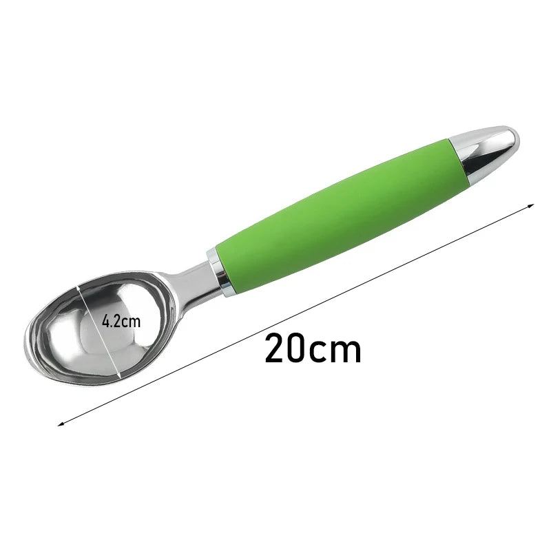 Multi-Style Stainless Steel Ice Cream Scoop Ball Digger – Handmade Ice Cube Mold, Easy Demoulding Kitchen Accessories
