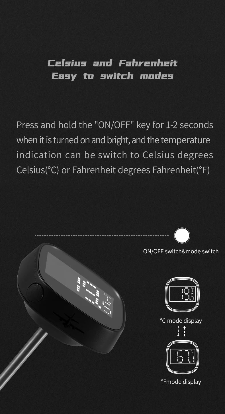 MHW-3BOMBER Instant Read Digital Thermometer – Precision for Coffee, Cooking, and More