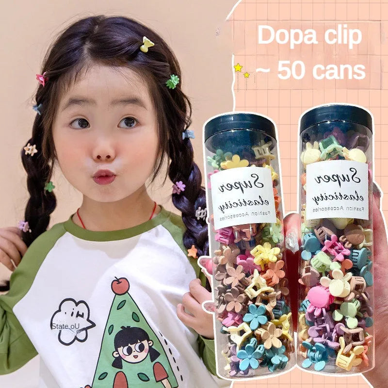 Mini Candy Clasp Hair Clips – Colorful Bang & Side Clips