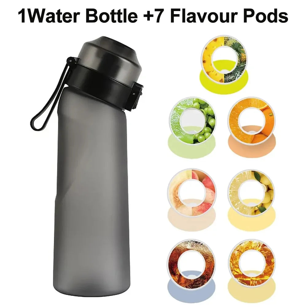 650ml Flavored Sports Water Bottle with Scent Pods