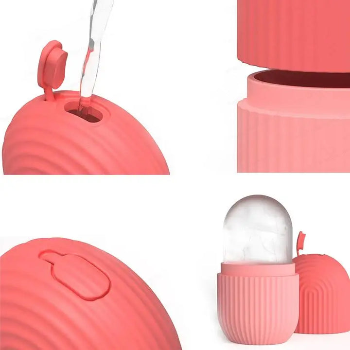 Silicone Ice Ball Face Massager – Lifting & Acne-Reducing Skincare Tool