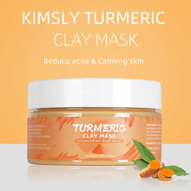Clay Mud Face Mask Set – Turmeric, Green Tea, Rose & Avocado