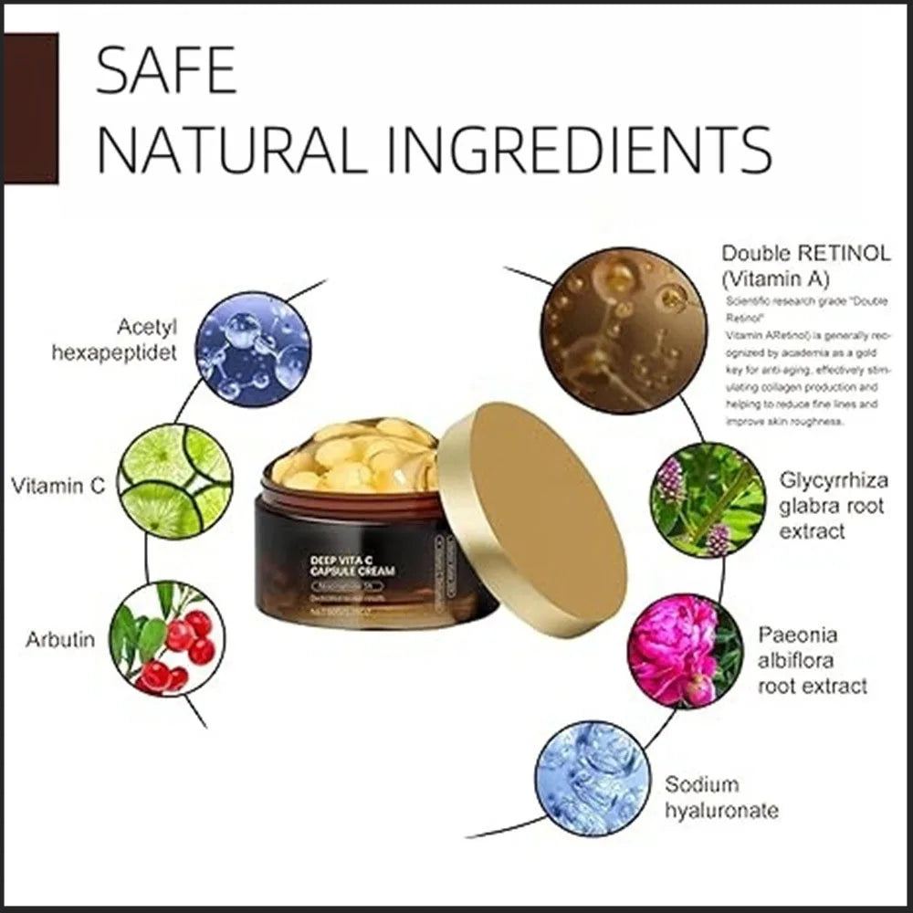 Vitamin C Golden Capsule Moisturizer – Hydrating & Antioxidant Daily Care