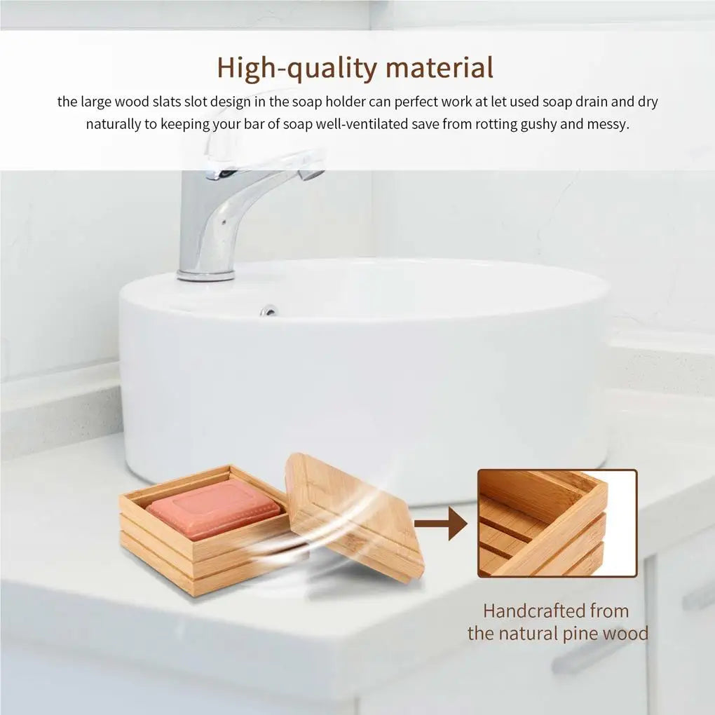 Bamboo Soap Dish – Lightweight & Durable Holder