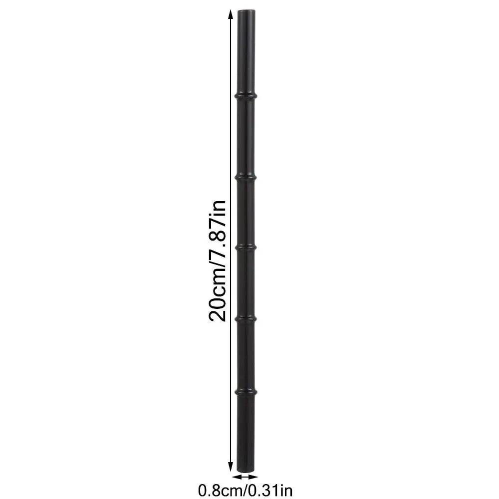 Reusable Glass Straws – Clear Drinking Straws for Juice, Milk, and More
