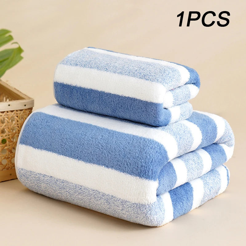 Bamboo Charcoal Coral Velvet Bath Towel – Super Absorbent
