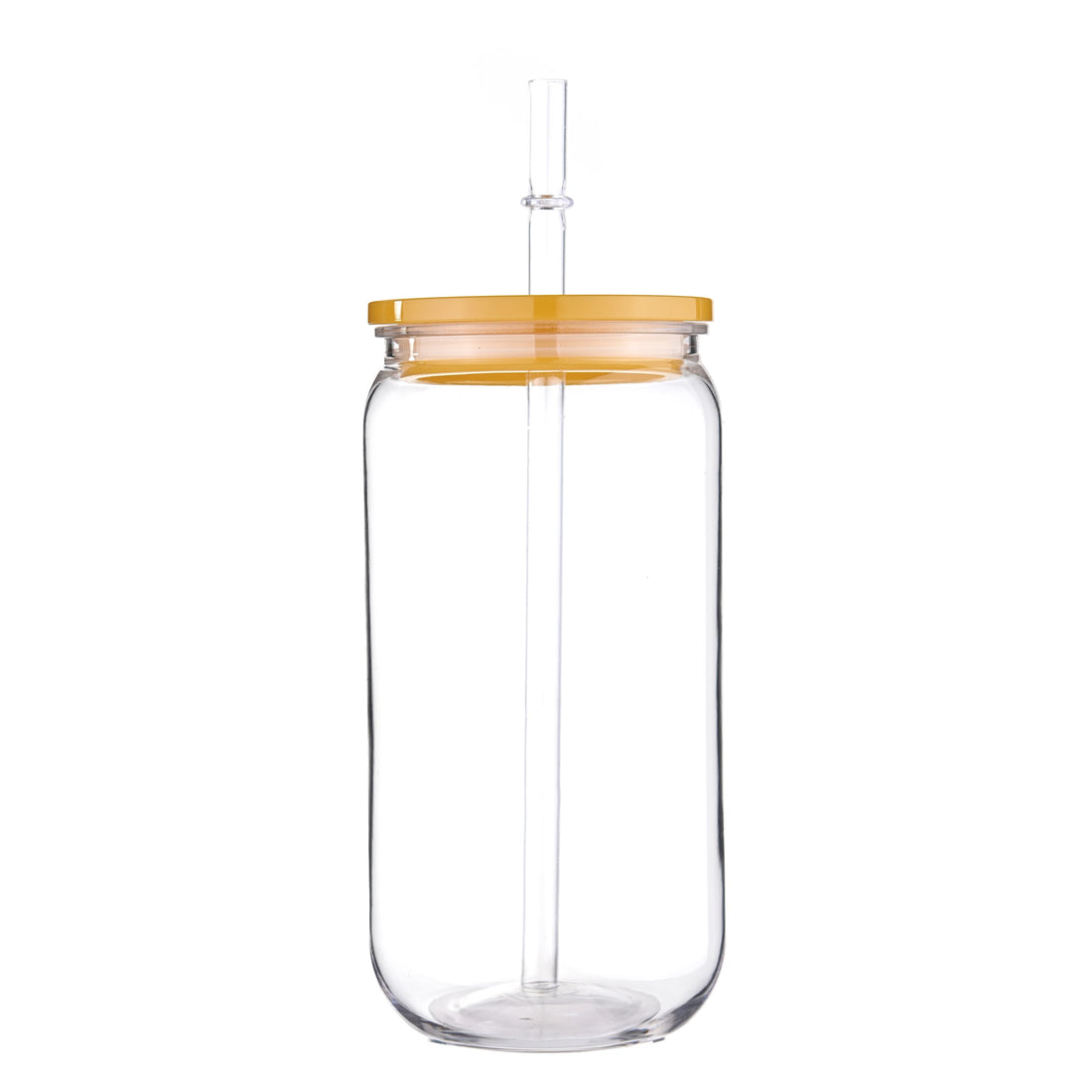 16oz PET Plastic Cup with Colored Lid & Straw