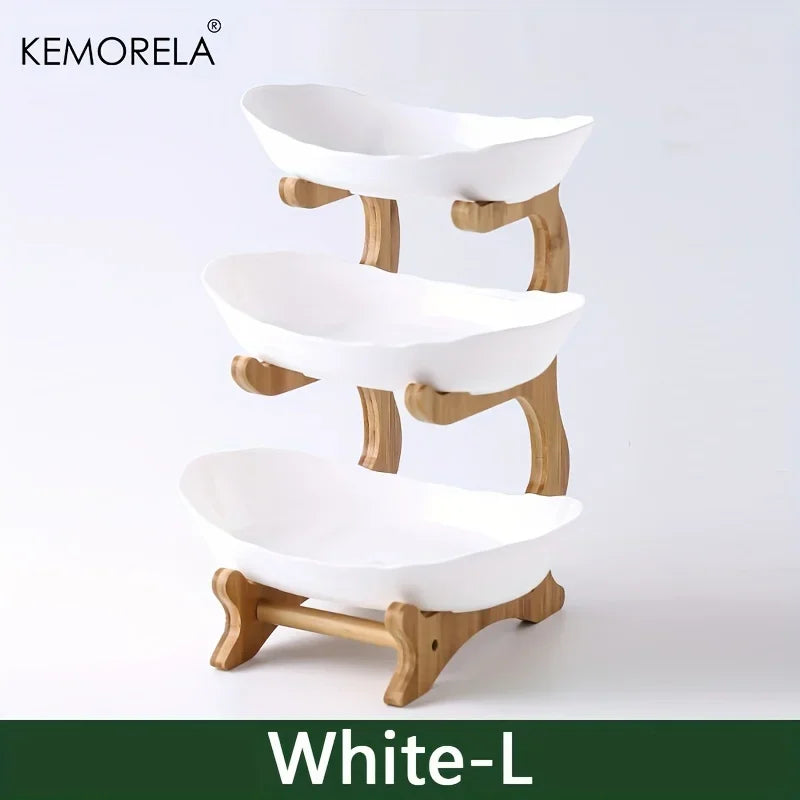 2/3-Layer Wooden Dessert & Fruit Stand